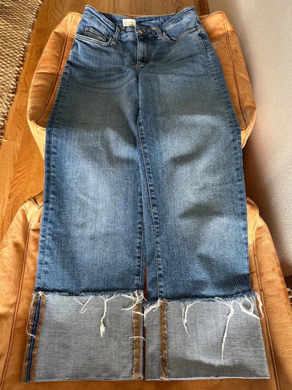 Pilcro Anthropologie The Scotie Cuffed High Rised Jeans 28 - Picture 12 of 14